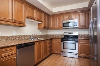 Granite counter tops at the verandas